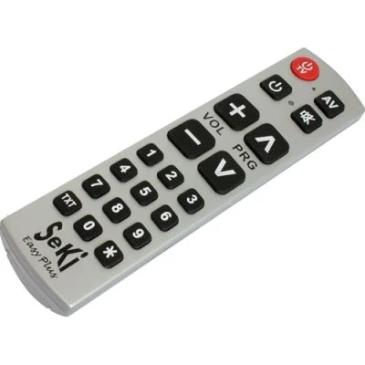 Afbeelding van Universele afstandsbediening Seki easy plus Grijs Makkelijke zelf leerbaar