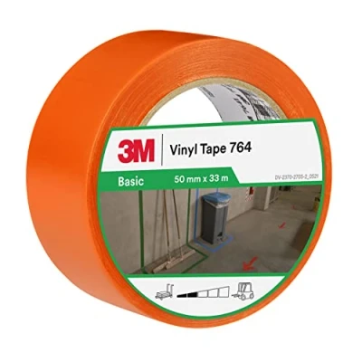 Afbeelding van 3M PVC plakband 764i, oranje, 50 mm x 33 m, oranje