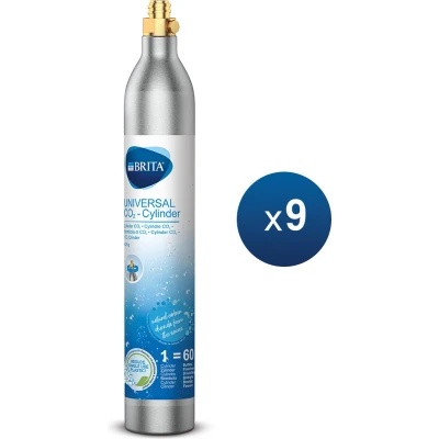 Afbeelding van BRITA CO2 cilinder 9 pack Vervangende Filter voor Bruiswatertoestel