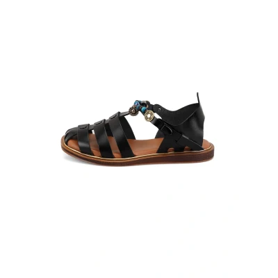 Afbeelding van DESA Sandalen Leer Zwart Vrouwen 37