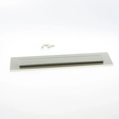 Afbeelding van Brievenbusklep met veer buitendraaiend aluminium 340 x 73 mm