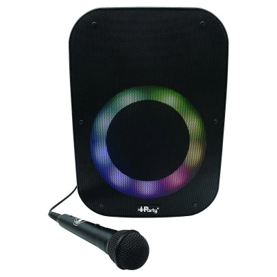 Afbeelding van Lexibook, iParty, Bluetooth® luidspreker, met lichteffecten, microfoon, oplaadbare batterij, zwart, K8210