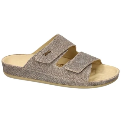 Afbeelding van Vital Heren taupe pantoffels &amp; slippers maat 41