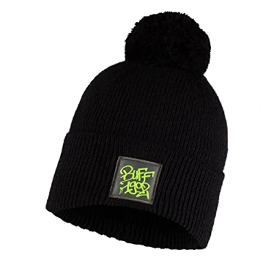 Afbeelding van Muts Buff Kids Knitted Hat Deik Black