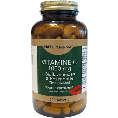 Afbeelding van Natupharma Vitamine C 1000mg Bioflavonoïden &amp; Rozenbottel Time Released