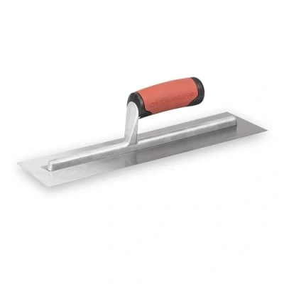 Afbeelding van Marshalltown vlakspaan met softgrip handvat van koolstofstaal, voor beton en grond, afmetingen de spaan: 356x102 mm