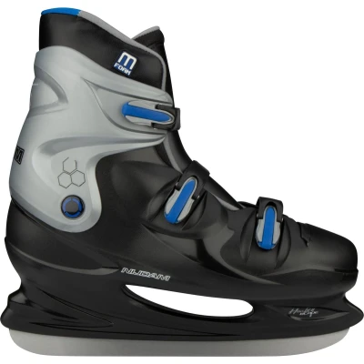Afbeelding van Nijdam IJshockeyschaats XXL Hardboot Zwart / Zilver Blauw Maat 47