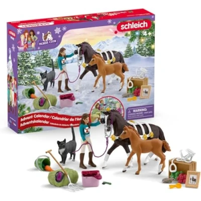 Afbeelding van schleich HORSE CLUB Adventskalender 2024, vanaf 5 jaar, 99092 Speelsets, 36 Onderdelen