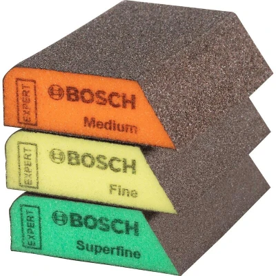 Afbeelding van Bosch Accessoires Expert Combi S470 schuimschuurblok 69 x 97 26 mm, M, F, SF 3 delig 2608901174