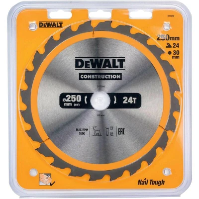 Afbeelding van DeWalt Accessoires Cirkelzaagblad 250x30x24t, positief 10, kerf 3mm DT1956 QZ