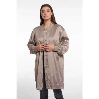 Afbeelding van Rino&amp;Pelle Bannerlong bomber jacket taupe
