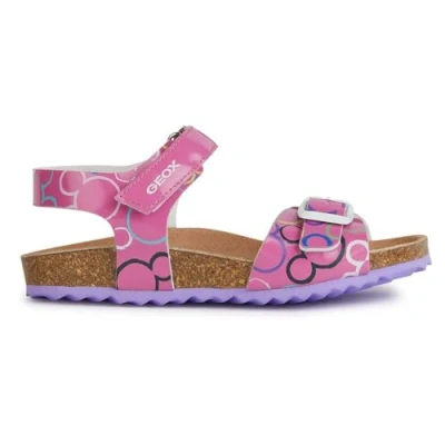 Afbeelding van Geox Disney Classic Adriel GIRL Sandalen fuchsia/multicoloured voor kinderen, Maat: 34, Fuchsia/multi coloured Kunststof