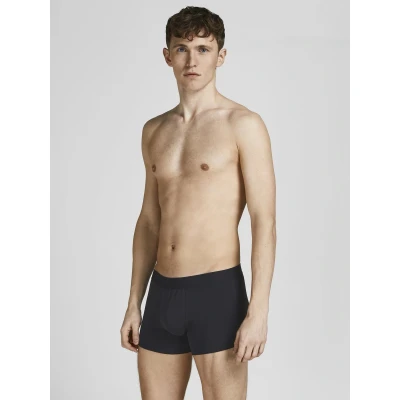 Afbeelding van Jack &amp; Jones Jacsolid Trunks 12 PACK Boxerbriefs, Heren, Maat: Medium, Black