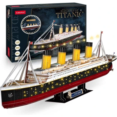 Afbeelding van Cubic Fun 3D Puzzel Titanic Led
