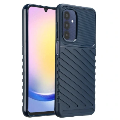 Afbeelding van Samsung Galaxy A26 Hoesje Siliconen en TPU (zacht) imoshion Backcover/Softcase Donkerblauw Telefoonhoesje Shockproof/Valbescherming