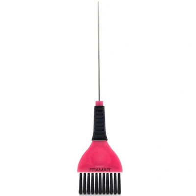 Afbeelding van Framar Puntkam en Haarverf Kwast Roze