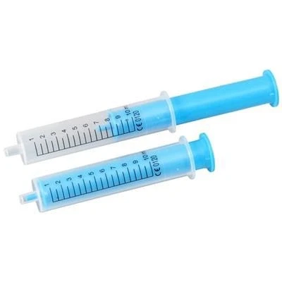 Afbeelding van Spruyt Hillen Doseerspuit 10ml Blauw, 50 stuks