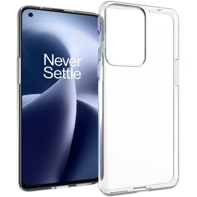Afbeelding van OnePlus Nord 2T Hoesje Siliconen en TPU (zacht) Accezz Softcase/Backcover Transparant Telefoonhoesje