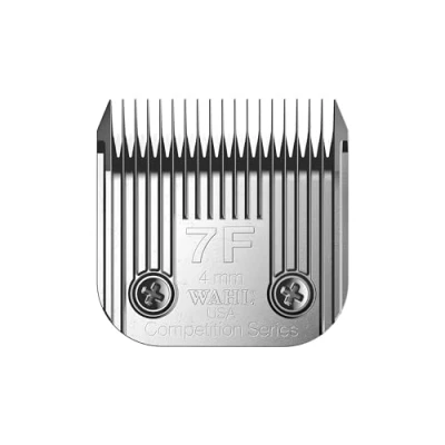 Afbeelding van Wahl Competitie mes, nummer 7F, volledige tand, Blade Set Animal Clipper, 4mm, vervangende messen, reserve tondeuse huisdier Clipper reserveonderdelen, roestvrij staal, roestbestendig, nauwkeurig