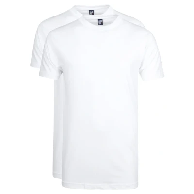 Afbeelding van Alan Red T Shirt Virginia (2pack) maat S Heren Basic met Regular fit Pasvorm Katoen
