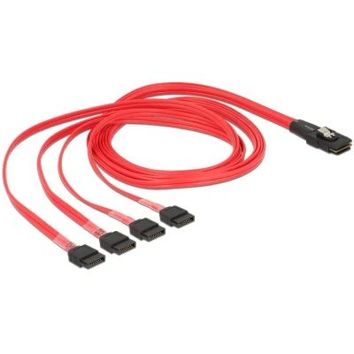 Afbeelding van Mini SAS naar SATA kabel Delock