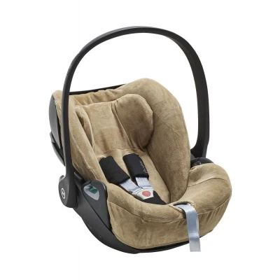 Afbeelding van Meyco Autostoelhoes 0+ Cybex Cloud Z2 Velvet Taupe