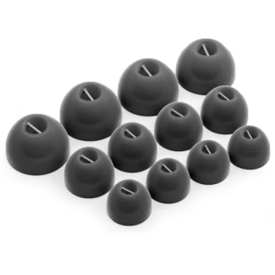 Afbeelding van Okuli 12 x Siliconen Oordopjes Puntje voor Bowers &amp; Wilkins Pi5, Pi7 Oortelefoons