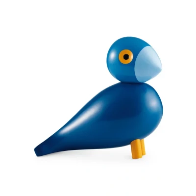 Afbeelding van Kay Bojesen Song bird ornament 15 cm Donkerblauw
