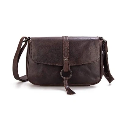 Afbeelding van Crossbody flapbag Donkerbruin