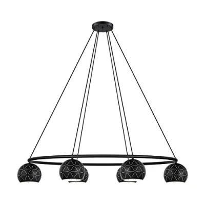 Afbeelding van EGLO CANTALLOPS Hanglamp E14 115.0 cm Zwart;Wit