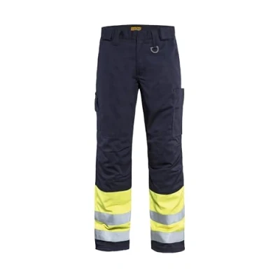 Afbeelding van Blaklader Multinorm Winterwerkbroek 1869 1514 Marine/High Vis Geel C52