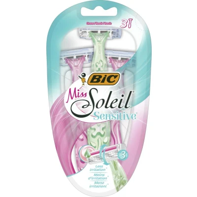 Afbeelding van Bic Miss Soleil Sensitive Scheermesjes 3ST