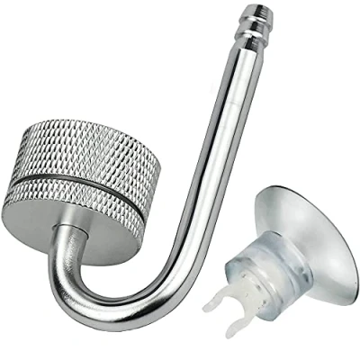 Afbeelding van QQWW Aquarium Diffuser, CO2 Verstuiver, Refiner, Kooldioxide Reactor, voor Fish Tank Plant, Zilver