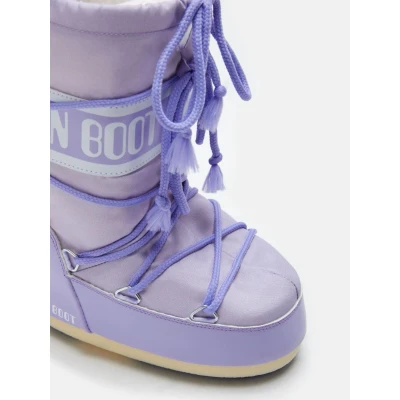 Afbeelding van Moon Boot ICON Unisex Snowboots voor kinderen, Maat: 27 30, Lilac Imitatieleer/ textiel