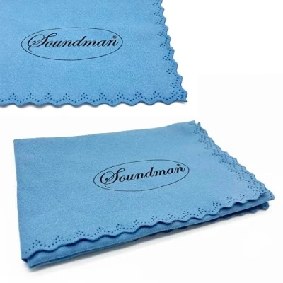 Afbeelding van Soundman Polijstdoek, reinigingsdoek voor blaasinstrumenten, microvezeldoeken, poetsdoek instrumenten