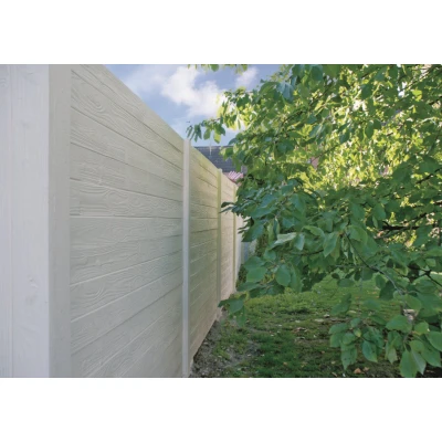 Afbeelding van Intergard Betonschutting Wood texture enkelzijdig 200x193cm