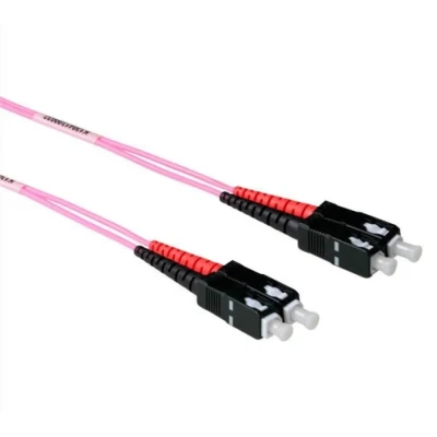 Afbeelding van Glasvezelkabel OM4 SC/SC 20 meter (Duplex, 50/125μm, UPC)