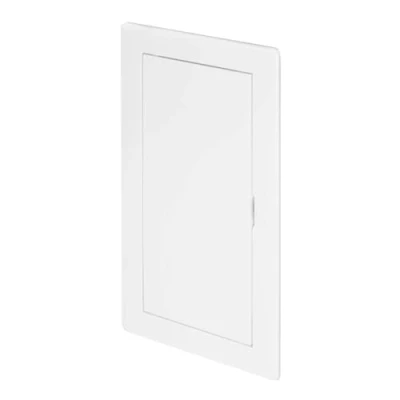 Afbeelding van Awenta Kunststof toegangsklapdeur 150 x 250 mm witte afdekplaat voor de openingsklep deurslot deurvergrendeling verborgen scharnier afneembare deur schilderbaar glad oppervlak