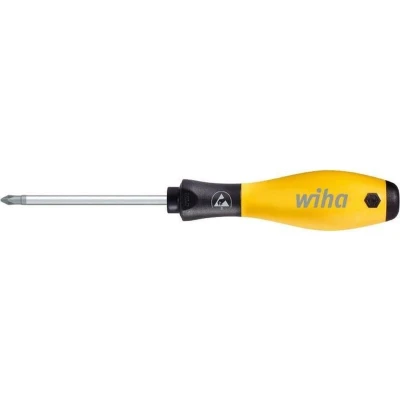 Afbeelding van SOFTFINISH ESD SCHROEVENDRAAIER PHILLIPS PH1 x 80 MM WIHA 311ESD