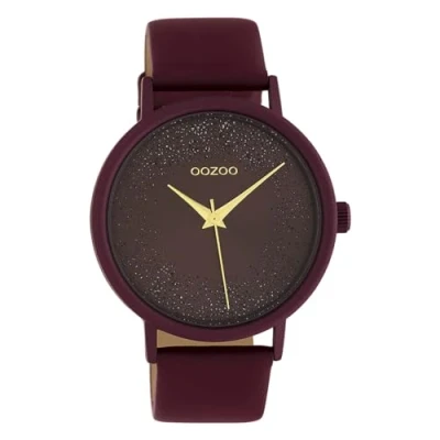 Afbeelding van Oozoo Timepieces Horloge, Dames, Maat: One Size, Rot