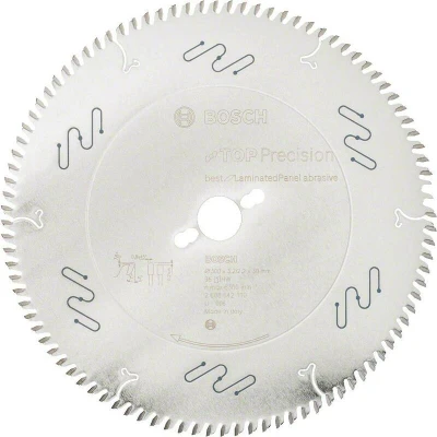 Afbeelding van Bosch Accessoires Cirkelzaagblad Top Precision Best for Laminated Panel Abrasive 300 x 30 3,2 mm, 96 1st 2608642110