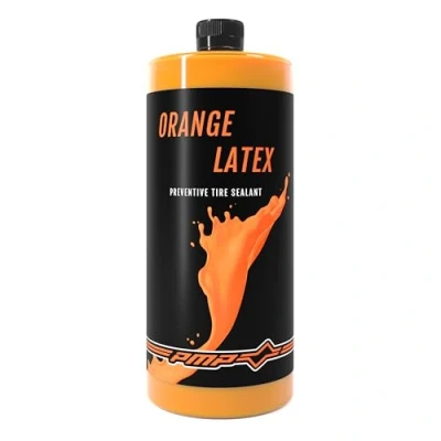 Afbeelding van PMP Orange Latex Lattice Liquido Sigillante Antiforatura per Coperture Tubeless MTB e Strada Bottiglia 1000 ml