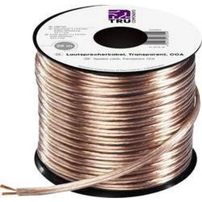 Afbeelding van TRU COMPONENTS 1567141 Luidsprekerkabel 2 x 2.50 mm² Transparant 20 m