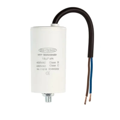 Afbeelding van Condensator startcondensator motorcondensator werkcondensator kabel 18µF 450V