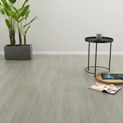 Afbeelding van Vloerplanken zelfklevend 4,46 m² 3 mm PVC grijs