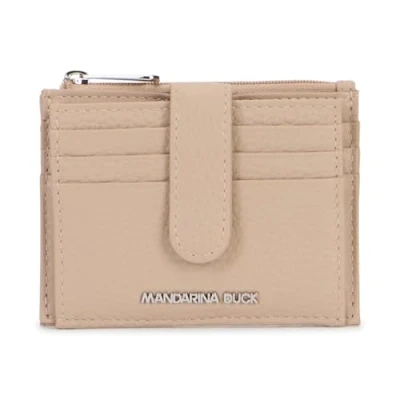 Afbeelding van Mandarina Duck Mellow Leather Wallet, reisaccessoires dames portemonnee, eenheidsmaat, Warm Taupe, Eén maat