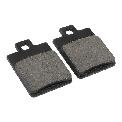 Afbeelding van GOOFIT Universele remblokken voor motorfiets, 2 stuks, vervanging 50cc, 70cc, 90cc, 110cc, 125cc, Bciclete Pit Bike Scooter en bromfiets, ATV, quad, go kaart, zwart