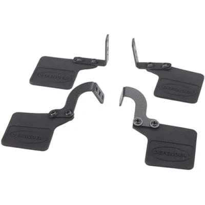 Afbeelding van Levigo Rubber RC Racing Fender Metalen Rvs Spatbord Bevestiging Beugel Kits voor TRX4M 1/18 D110, Upgrade Onderdelen Spatlappen