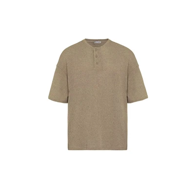 Afbeelding van dandalo Jonas Tshirt basic, Heren, Maat: Large, Khaki