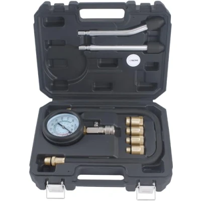 Afbeelding van TECPO Compressietester voor benzinemotor, 0 20 bar, meetgereedschap